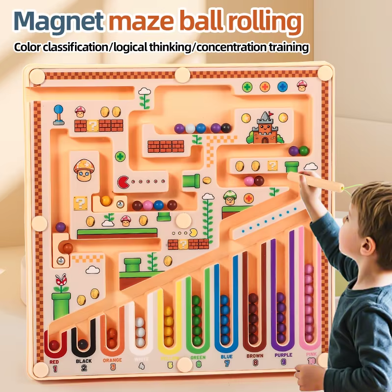 Laberinto Magnético para Niños - Entrenamiento de Concentración TDAH
